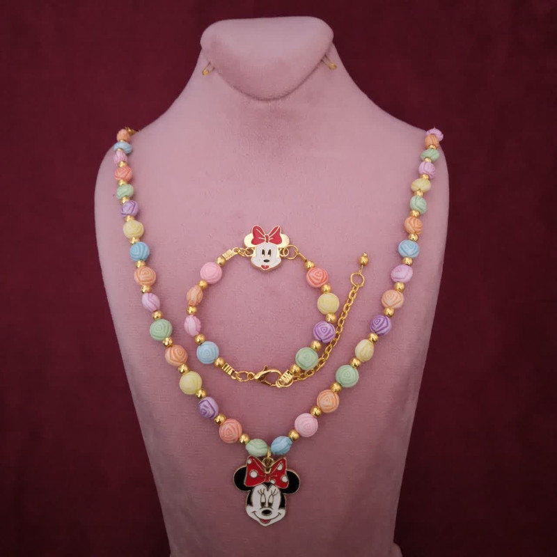 نیم ست دخترانه مدل میکی موس