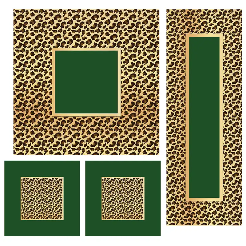 ست رومیزی 4 تکه شمسه نگار مدل MS600