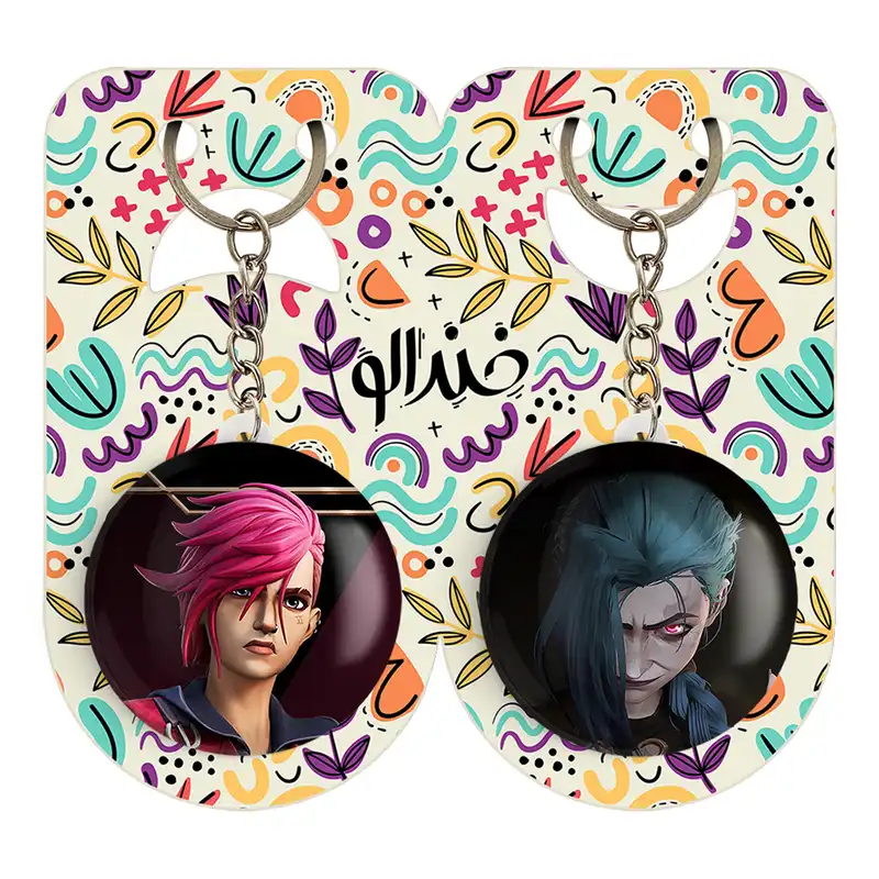 جاکلیدی خندالو مدل جینکس و وای آرکین Arcane کد 2110821102 مجموعه 2 عددی