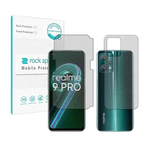 Rockspace HyMTT model Matte screen protector suitable for Realme 9 Pro mobile phone along with the back of the phone
