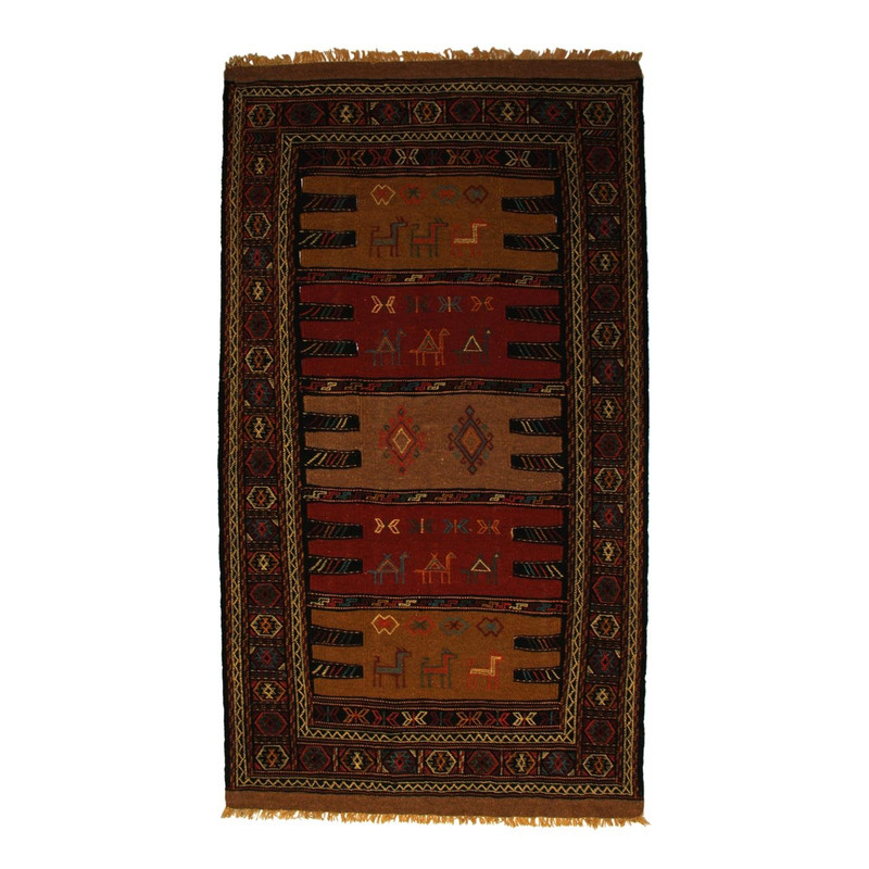 گلیم دستبافت سرزمین فرش کد TKG123