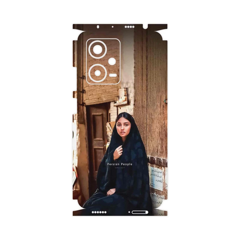 برچسب پوششی ماهوت مدل Portrait of an Iranian Woman-FullSkin مناسب برای گوشی موبایل شیائومی Redmi Note 12 Pro Plus