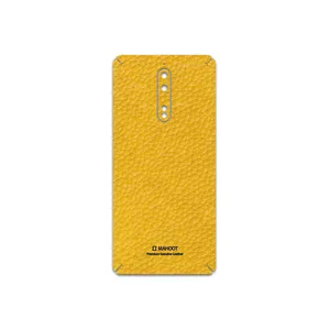 MAHOOT Mustard-Leather Cover Sticker for Nokia 8