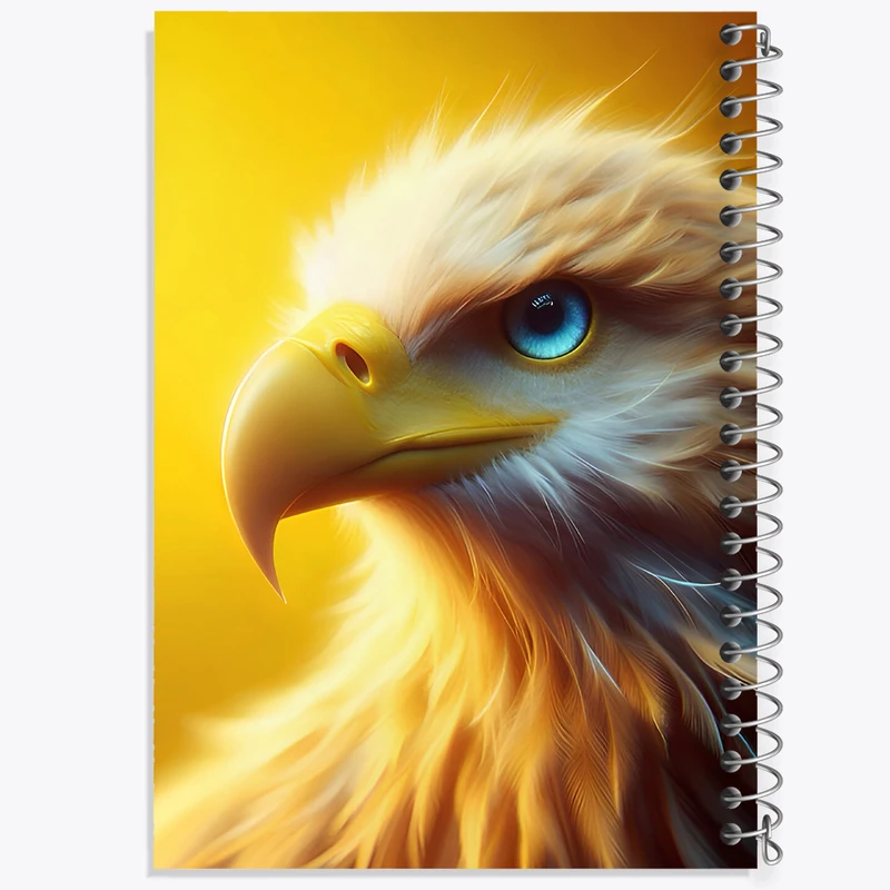 دفتر مشق 50 برگ خندالو طرح عقاب کد F7904