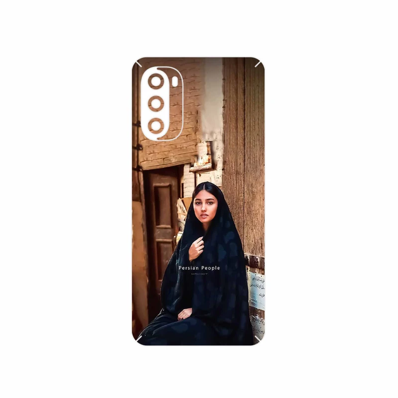 برچسب پوششی ماهوت مدل Portrait of an Iranian Woman مناسب برای گوشی موبایل موتورولا Moto G52