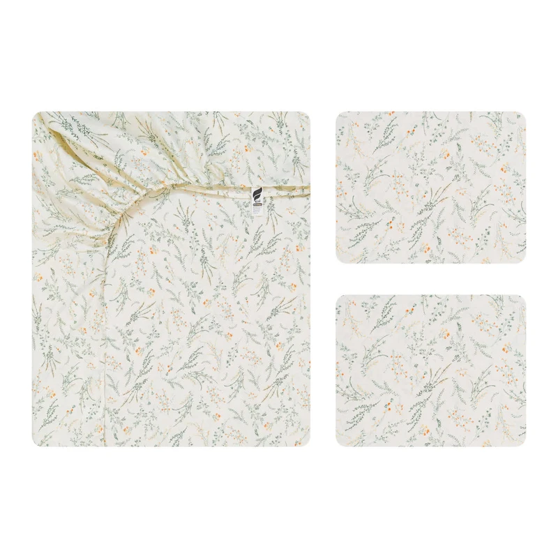 سرویس ملحفه 2 نفر 3 تکه آدنو مدل رومین کد FI55