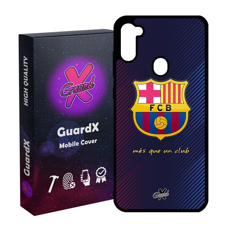 کاور گارد ایکس طرح Barcelona مدل Glass10058 مناسب برای گوشی موبایل سامسونگ Galaxy A11 / M11