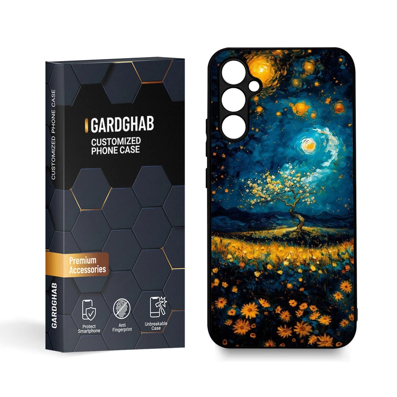 کاور گارد قاب مدل دورژله ای هنری مناسب برای گوشی موبایل سامسونگ Galaxy A34