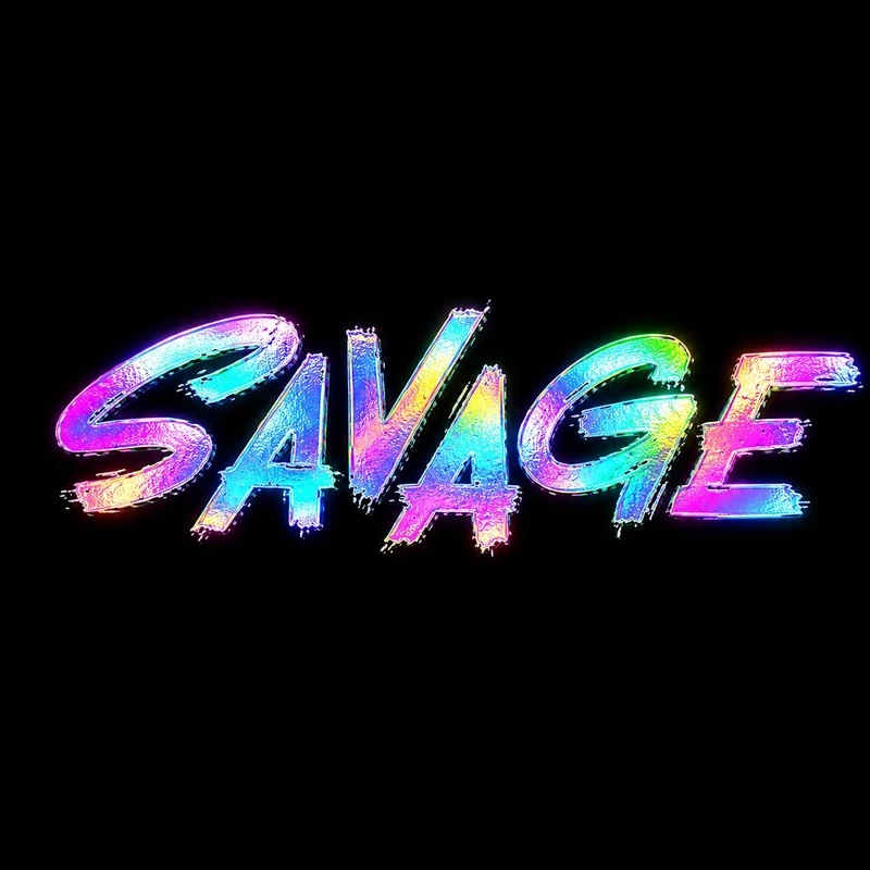 برچسب بدنه خودرو سولگی طرح Savage هولوگرامی کد M154
