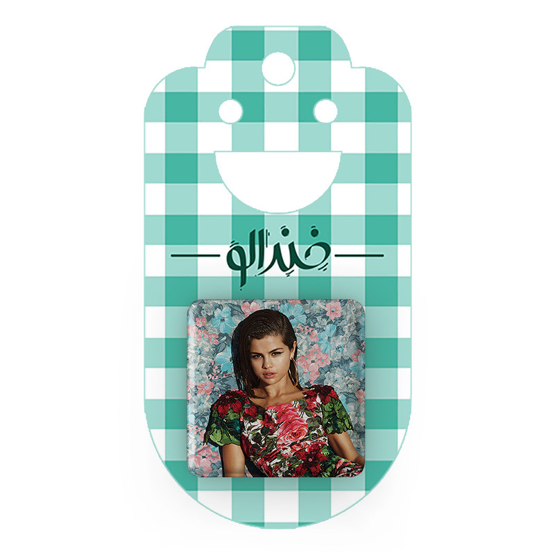 مگنت خندالو طرح سلنا گومز Selena Gomez  مدل مربعی کد 19213