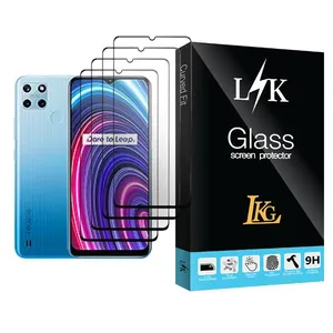 LKG LK Glass MIX004 Screen Protector For Realme C25Y Pack Of 4