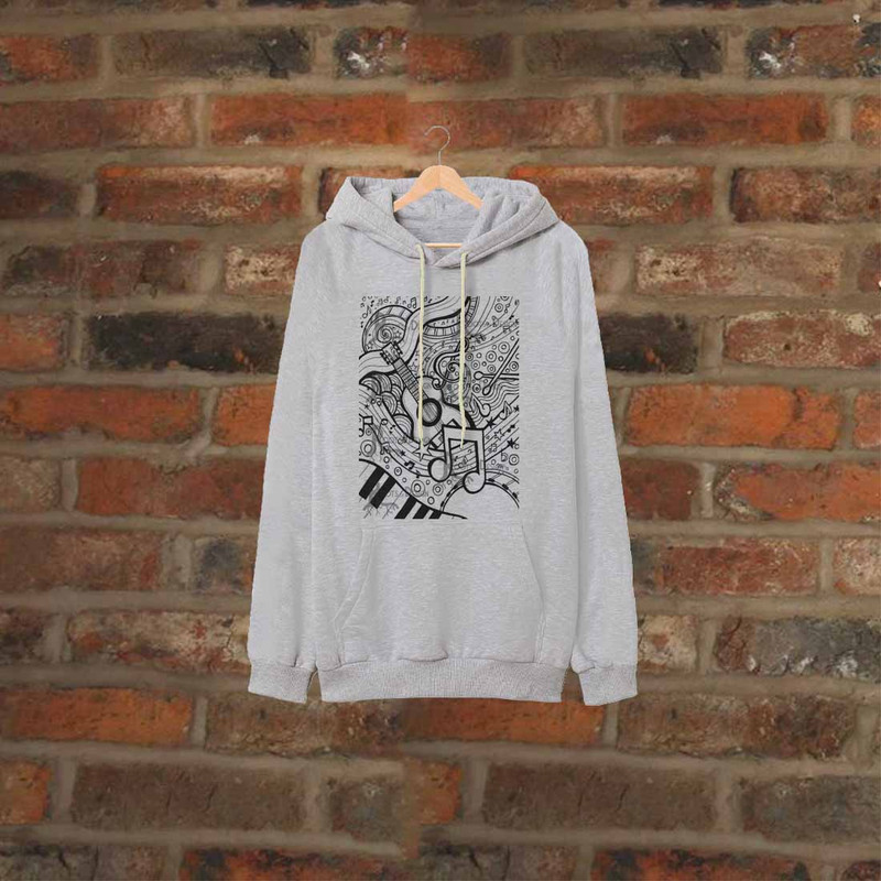 هودی زنانه مدل موزیک کد AA26