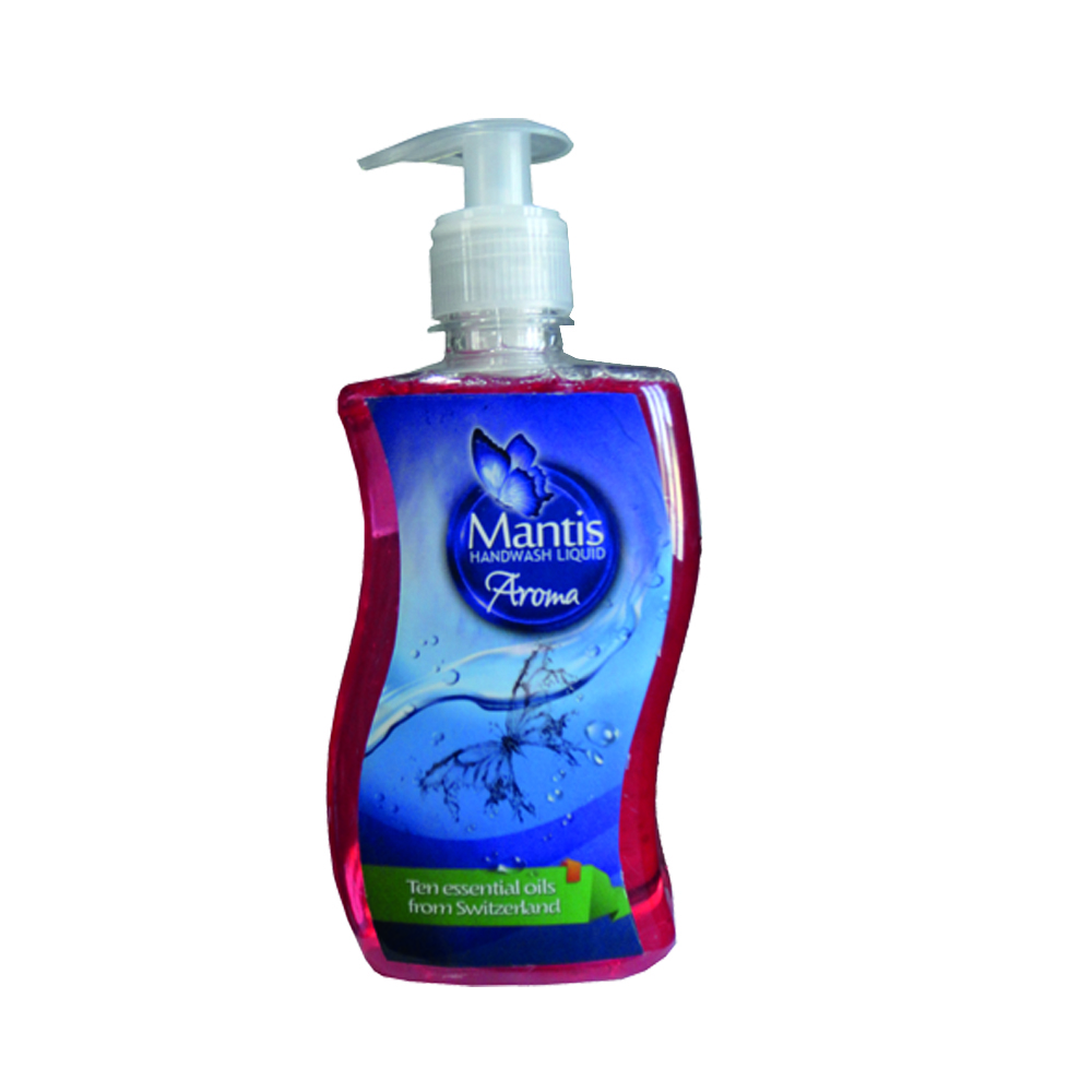 مایع دستشویی مانتیس طرح S مدل Flower حجم 500 میلی لیتر