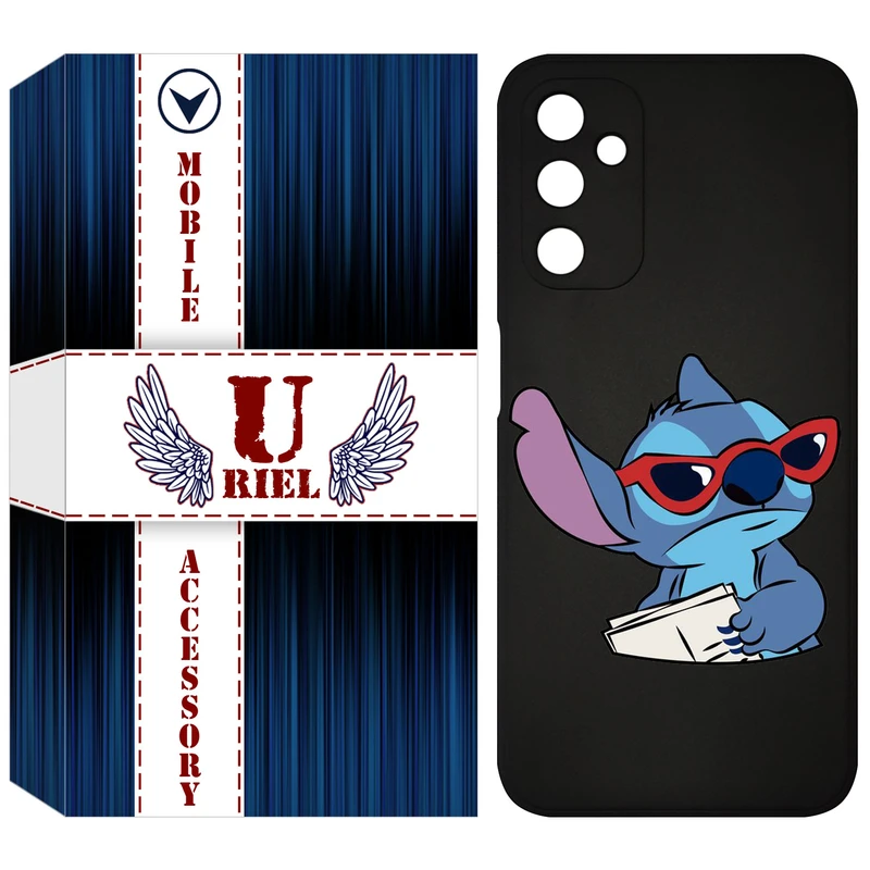 کاور یوریل قاب مدل KSH کد 69 طرح استیچ مناسب برای گوشی موبایل سامسونگ Galaxy A14 4G / A14 5G