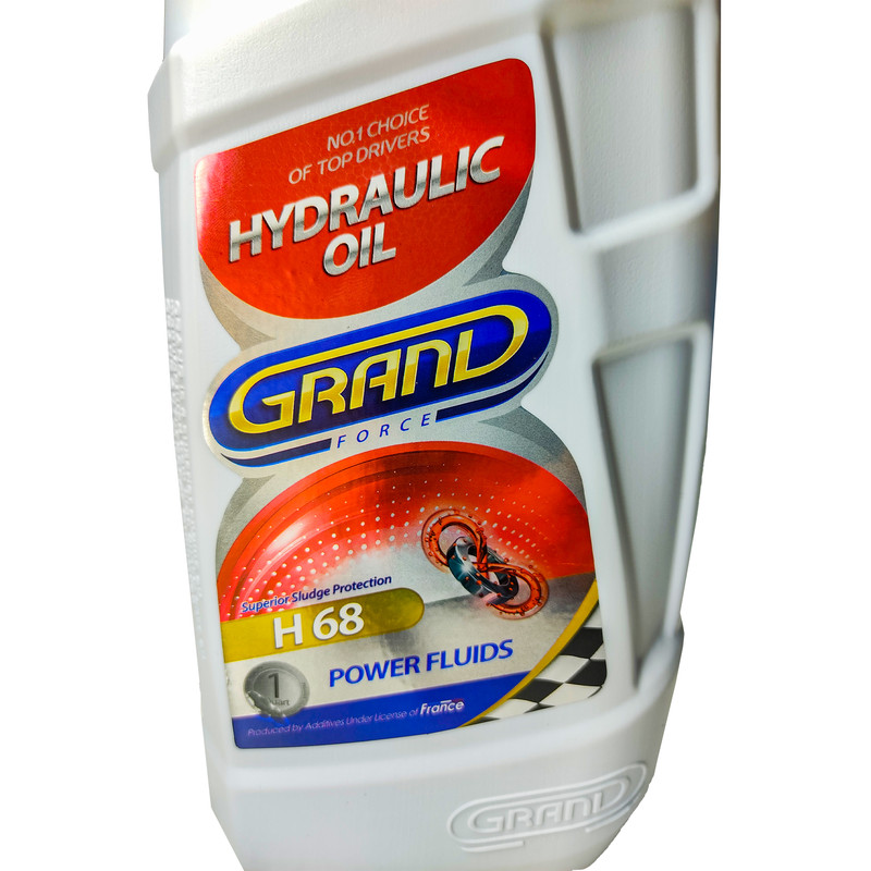 روغن هیدرولیک خودرو گرند فورس مدل POWER FLUIDS حجم 1 لیتر
