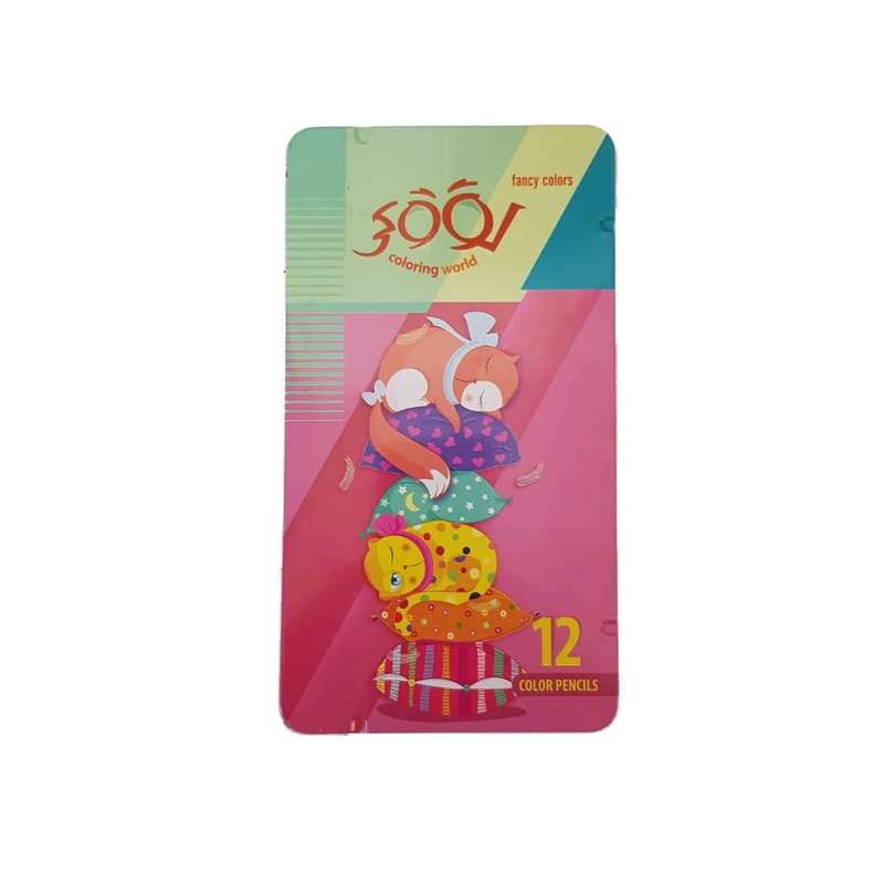 مداد رنگی 12 رنگ لوکی مدل 3012-2