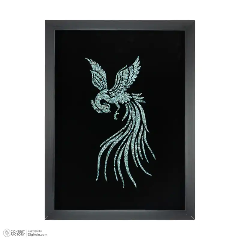 تابلو فیروزه کوب طرح سیمرغ