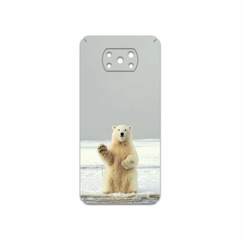 برچسب پوششی ماهوت مدل Polar-bear مناسب برای گوشی موبایل شیائومی Poco X3 Pro