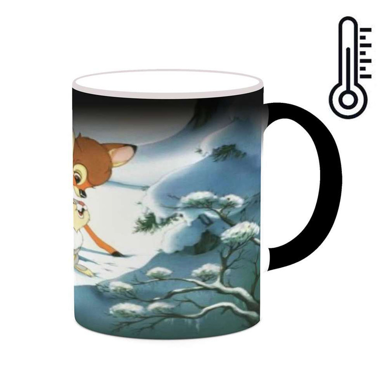 ماگ حرارتی کاکتی مدل کارتون Bambi کد mgh22233