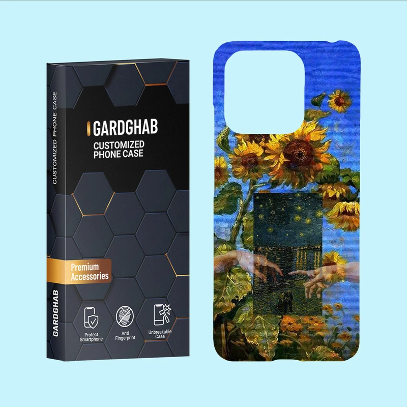 کاور گارد قاب مدل هنری مناسب برای گوشی موبایل شیائومی Redmi 12C / Poco C55