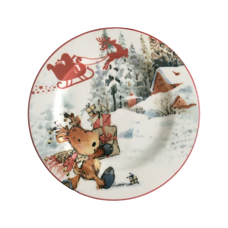 بشقاب پیشدستی طرح کریسمس