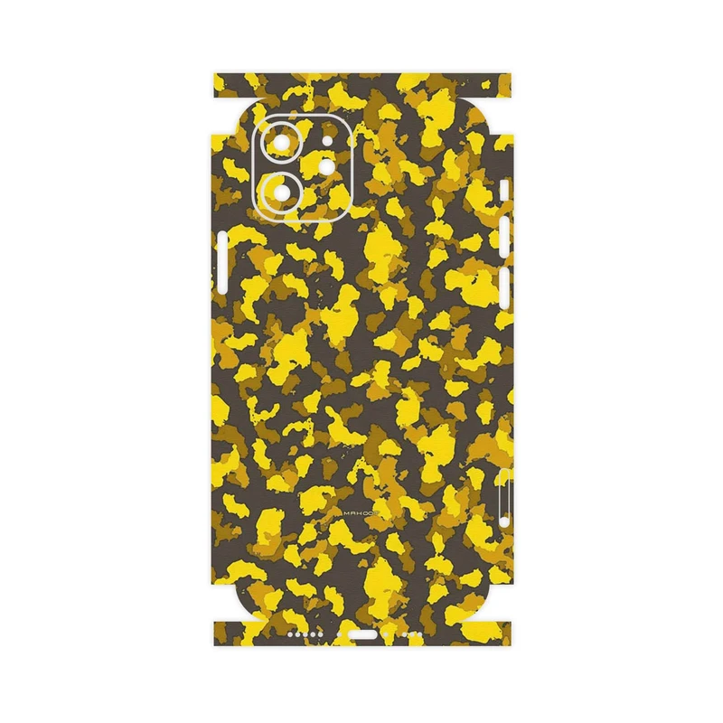 برچسب پوششی ماهوت مدل Yellow Infantry Army-FullSkin مناسب برای گوشی موبایل اپل iPhone 12