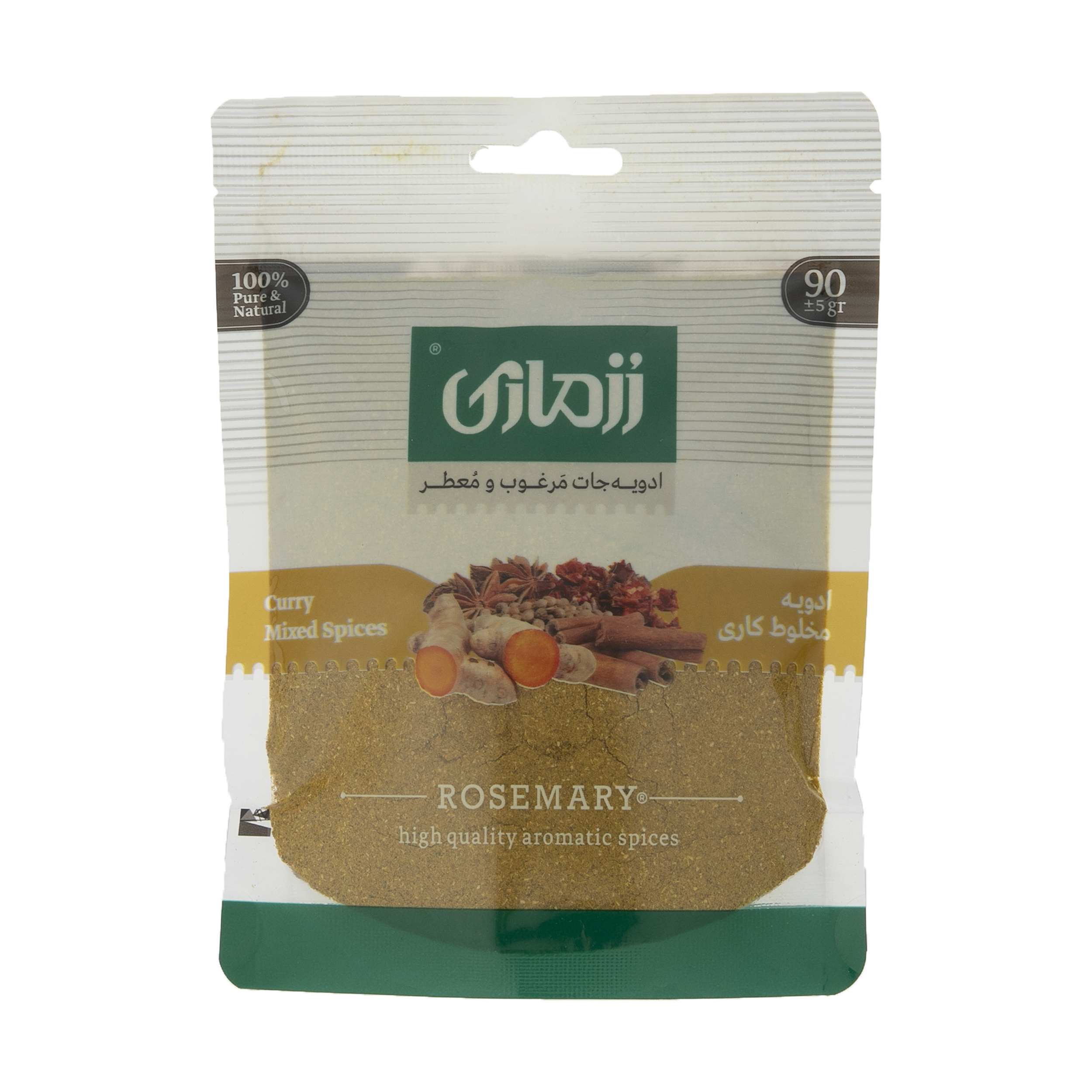 پودر ادویه مخلوط کاری رزماری - 90 گرم 