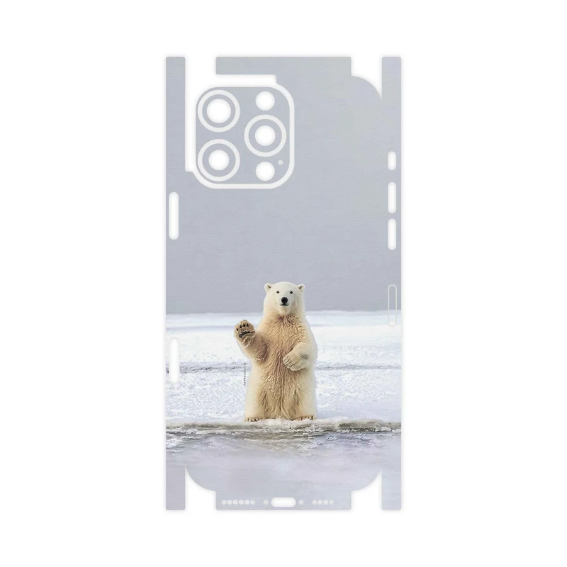 برچسب پوششی ماهوت مدل Polar_bear-FullSkin مناسب برای گوشی موبایل اپل iPhone 16 Pro Max