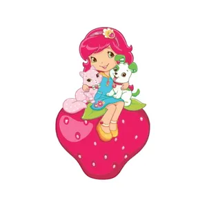 استیکر چوبی کودک مدل توت فرنگی کد 002