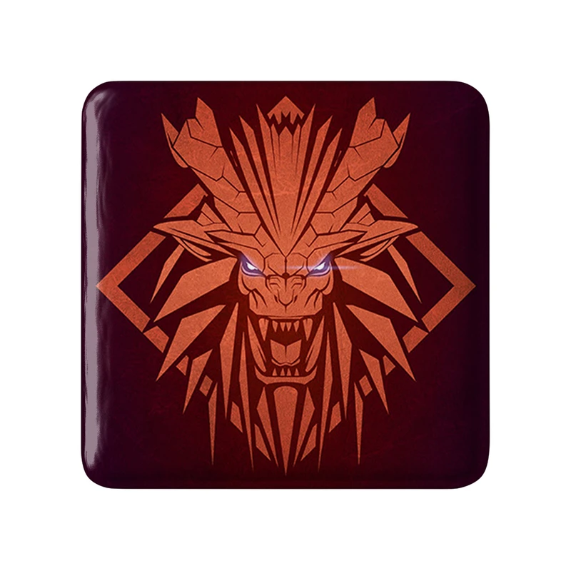 مگنت خندالو طرح بازی شکارچی هیولا (Monster Hunter) مدل مربعی کد 33198