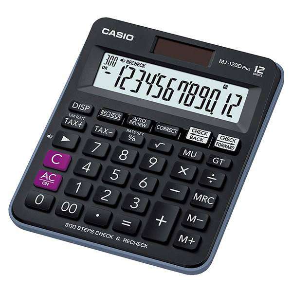 ماشین حساب کاسیو مدل MJ-120DPLUS ماشین حساب کاسیو مدل MJ-120DPLUS