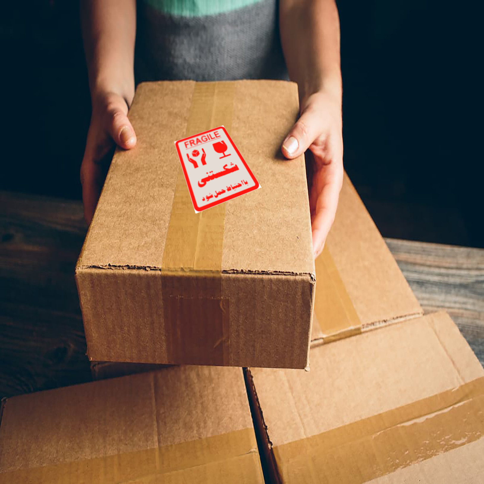 برچسب هشدار آسانکار طرح شکستنی کد F1 بسته ۱۰۰ عددی برچسب هشدار آسانکار طرح شکستنی کد F1 بسته ۱۰۰ عددی