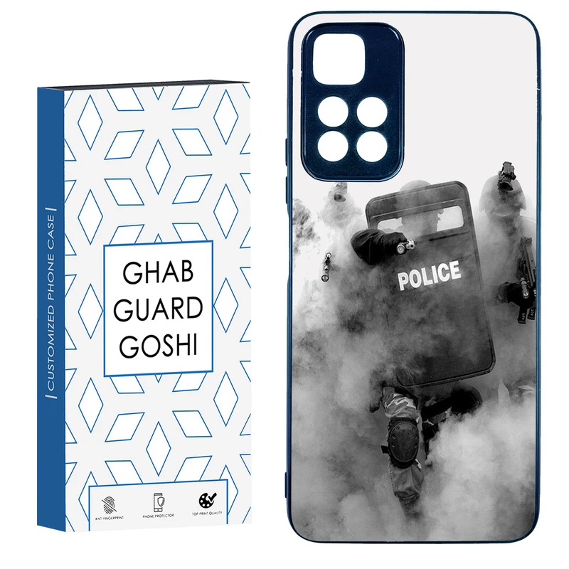 کاور قاب گارد گوشی طرح police کد TPU-136 مناسب برای گوشی موبایل شیائومی Redmi Note 11 Pro Plus 5G
