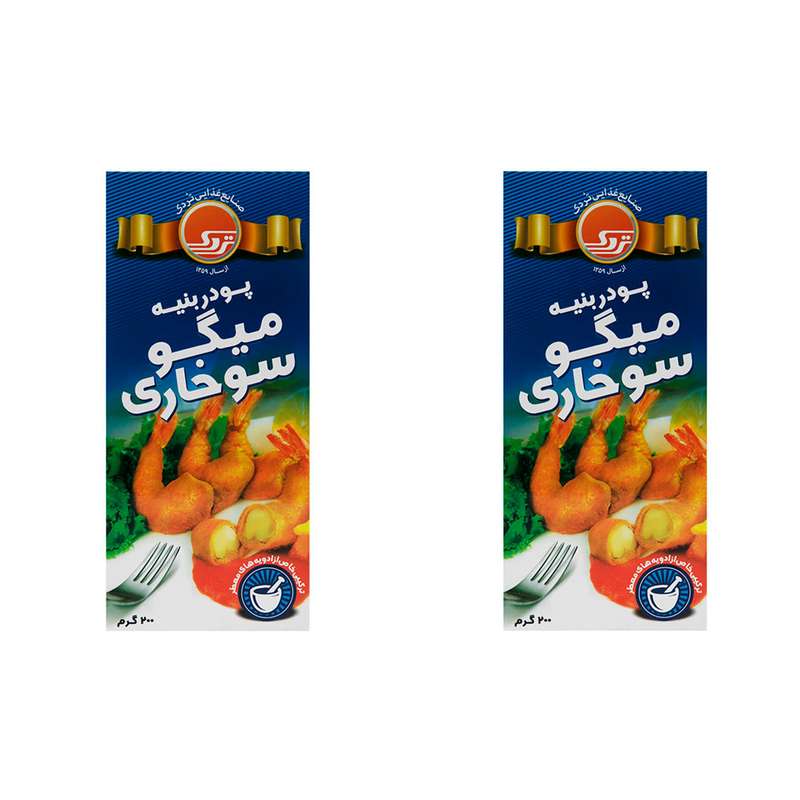 پودر بنیه میگو سوخاری تردک - 200 گرم بسته 2 عددی