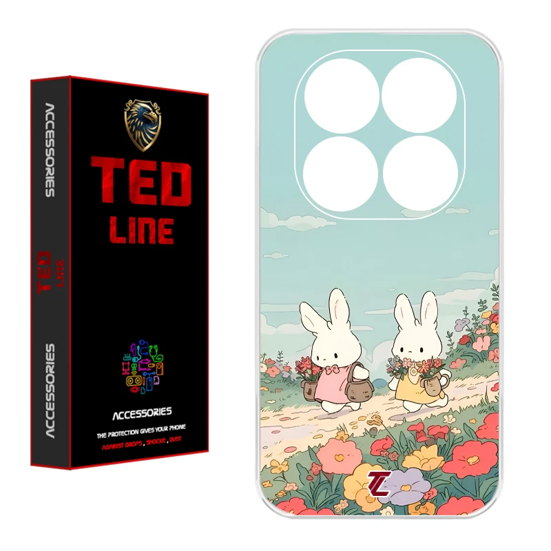 کاور تدلاین طرح خرگوش کد 1178 مناسب برای گوشی موبایل شیائومی Poco X7 / Redmi Note 14 Pro 4G