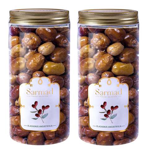 سنجد ممتاز سرمد - 500 گرم بسته 2 عددی