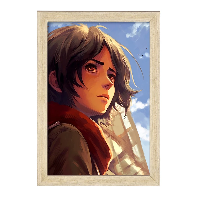 تابلو خندالو مدل میکاسا انیمه اتک آن تایتان کد F348