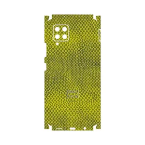 MAHOOT Yellow Snake Skin-FullSkin Cover Sticker for Samsung Galaxy A42