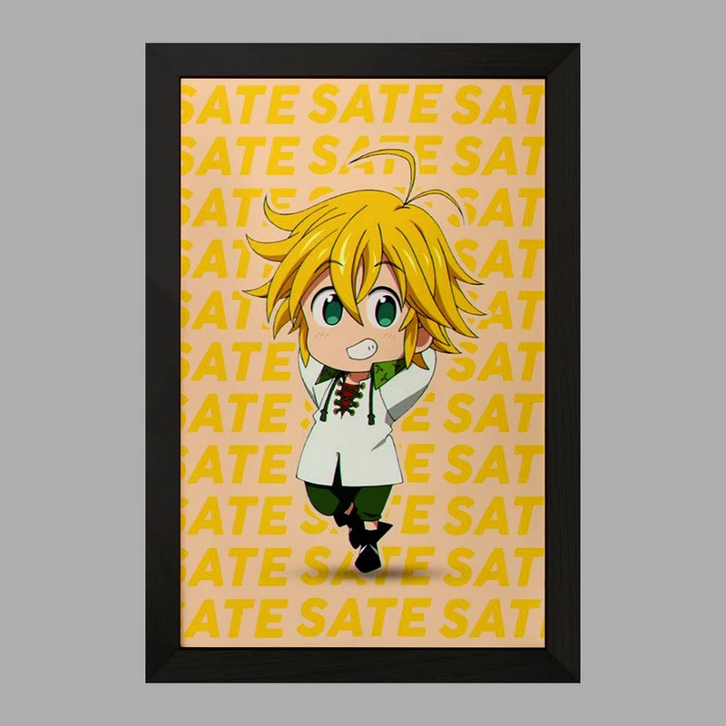 تابلو خندالو مدل ملیوداس انیمه هفت گناه کبیره  کد 17538