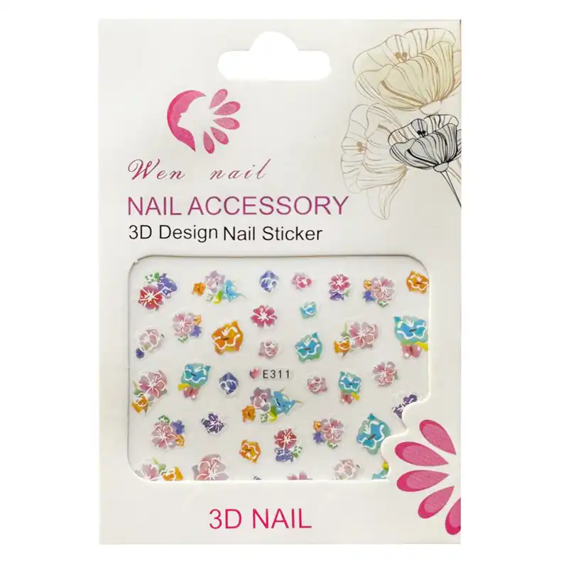 برچسب لنز ناخن مدل E-311