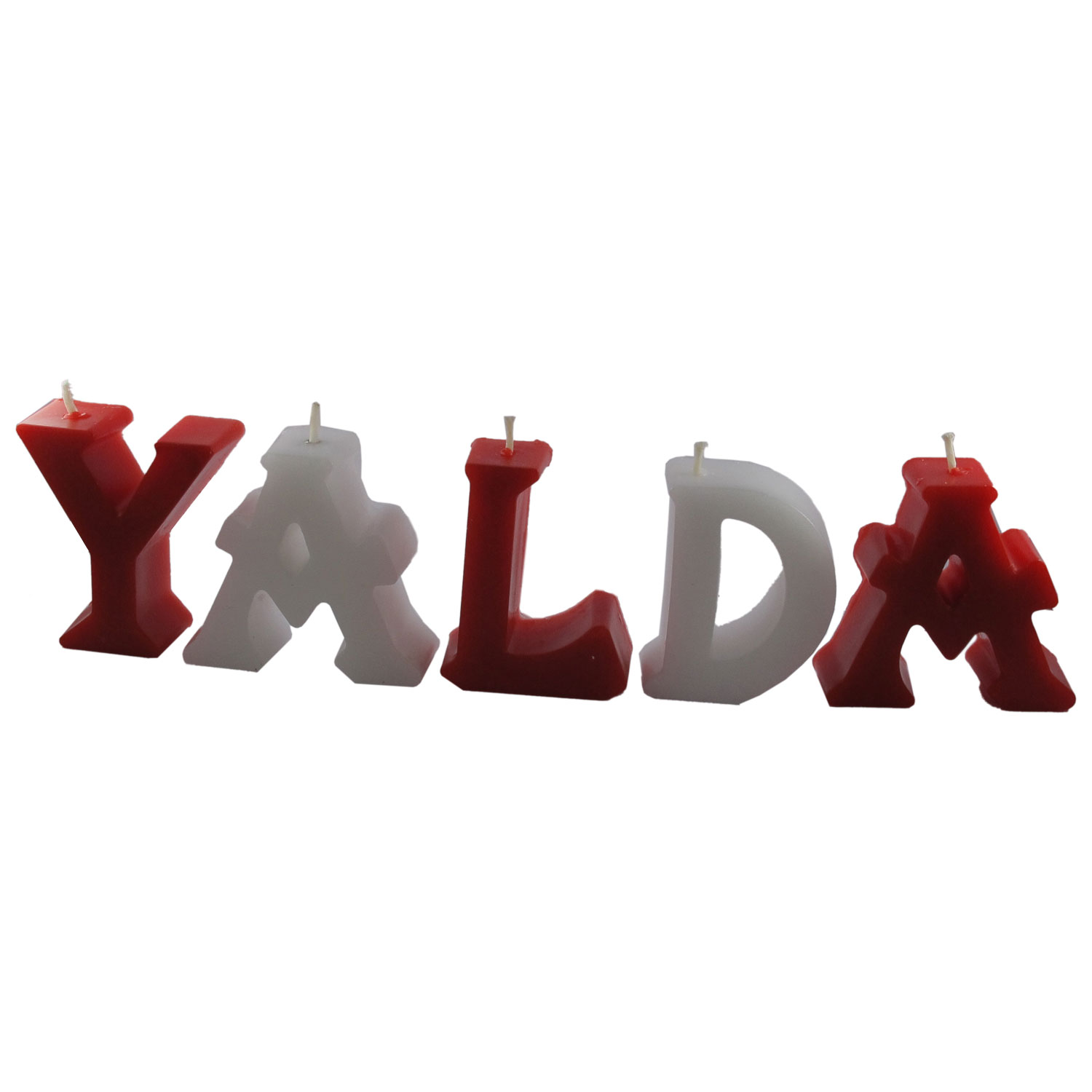 نقد و بررسی شمع مدل اسم یلدا مجموعه 5عددی توسط خریداران