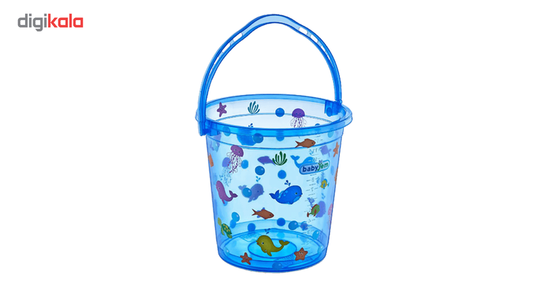 ست 6 تکه وان حمام کودک بیبی جم مدل 253Blue