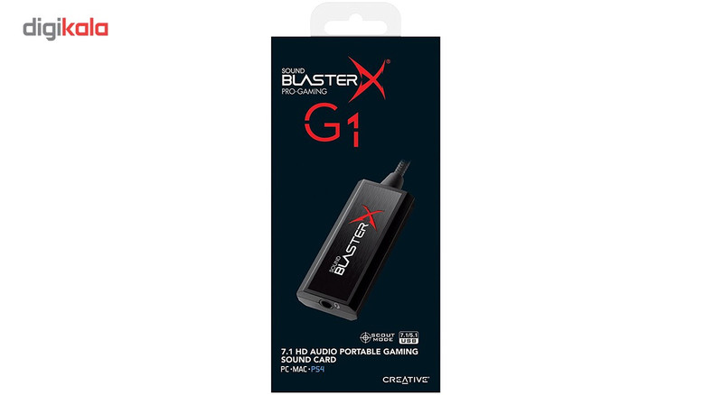 کارت صدای کریتیو مدل Sound BlasterX G1 1