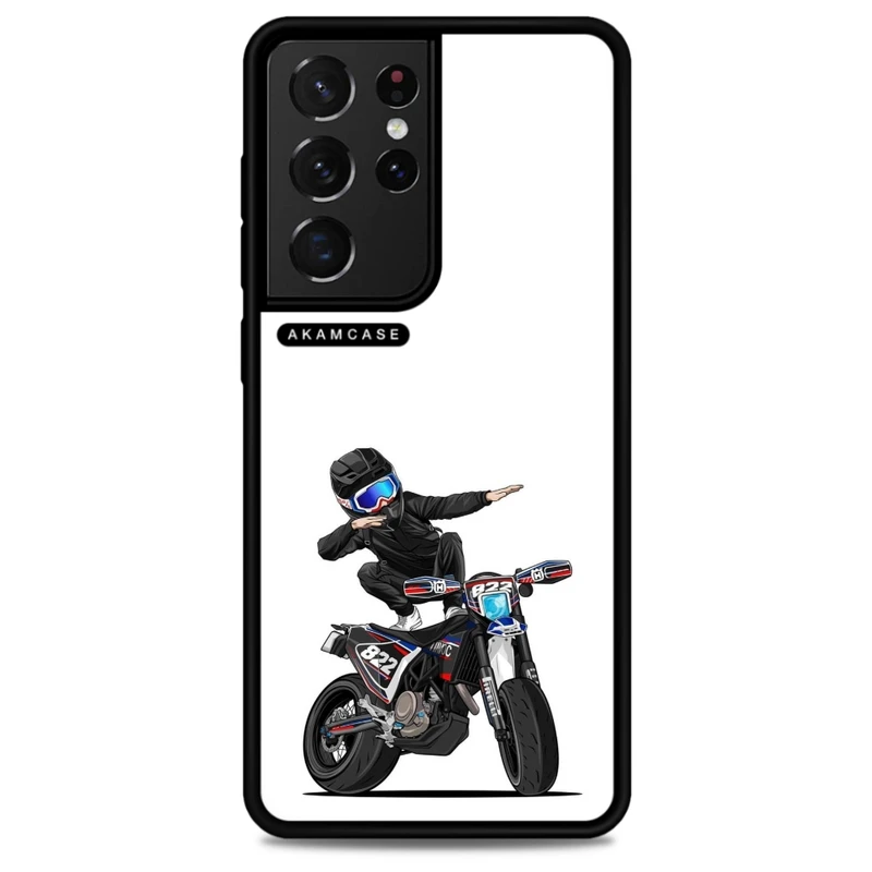 کاور آکام مدل AMC-WSGS21U-MOTORCYCLE-13 مناسب برای گوشی موبایل سامسونگ Galaxy S21 Ultra