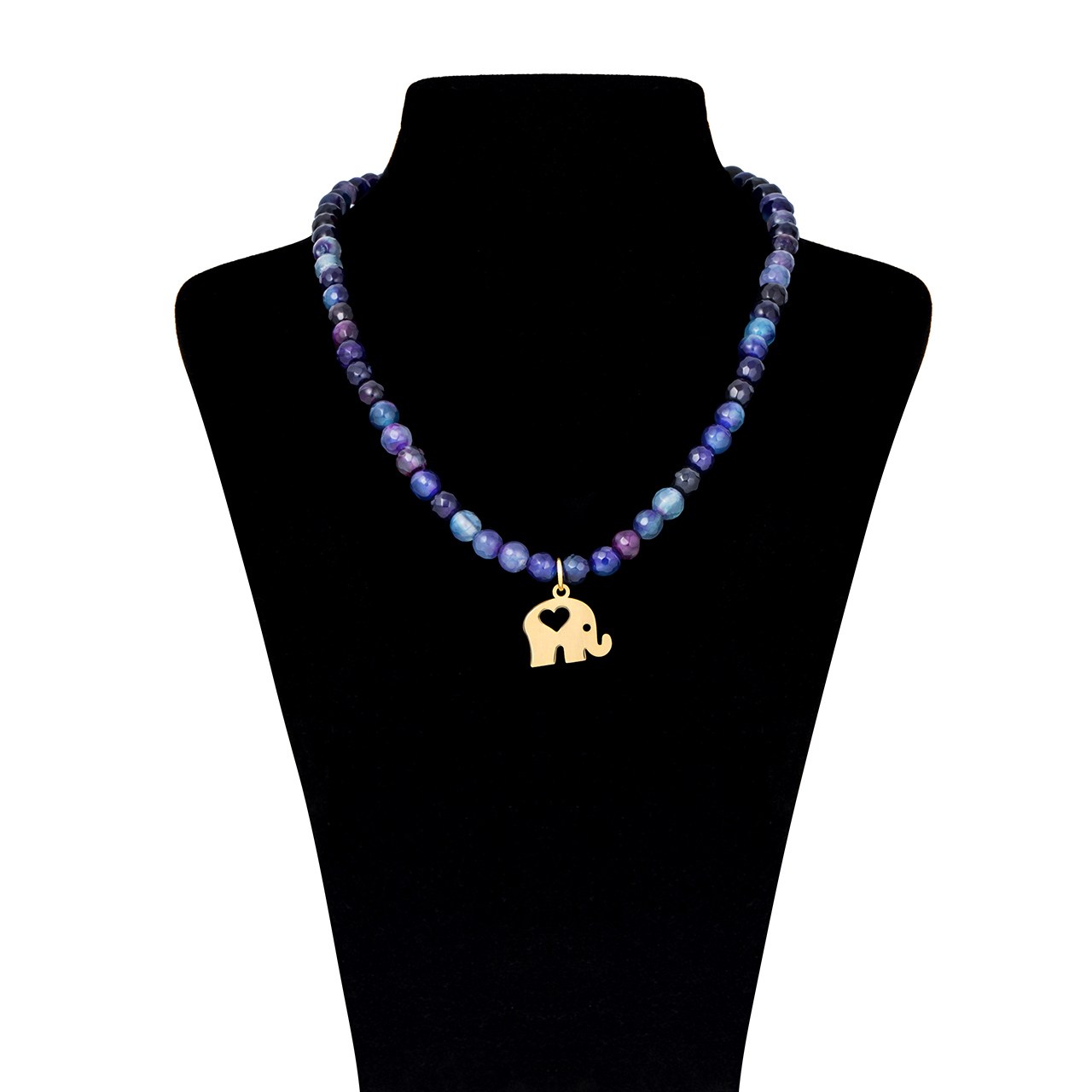 گردنبند طلا 18 عیار زنانه رزا مدل NS20