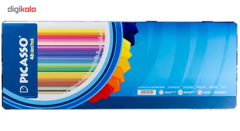 مداد رنگی 48 رنگ پیکاسو مدل Superb Writer طرح ونیز