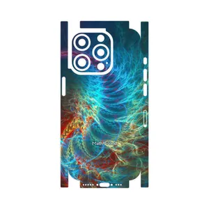 MAHOOT Mathematical Geometric Shape 1-FullSkin Cover Sticker for Apple iPhone 15 Pro