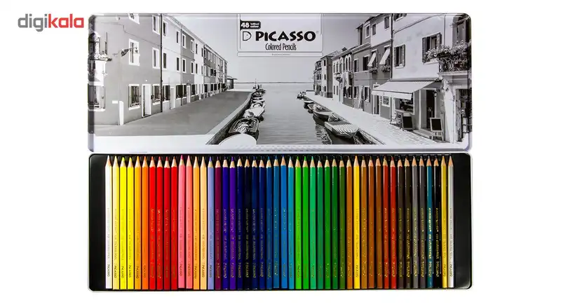 مداد رنگی 48 رنگ پیکاسو مدل Superb Writer طرح ونیز