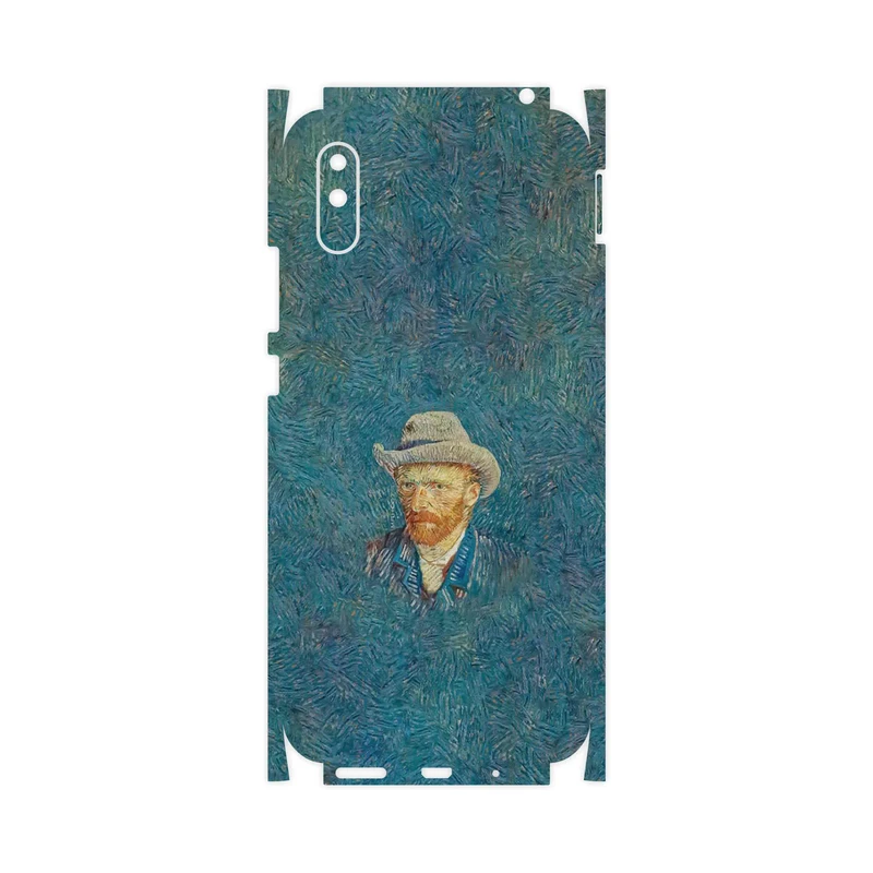 برچسب پوششی ماهوت مدل Self portrait with a gray felt hat-FullSkin مناسب برای گوشی موبایل شیائومی Redmi 9A