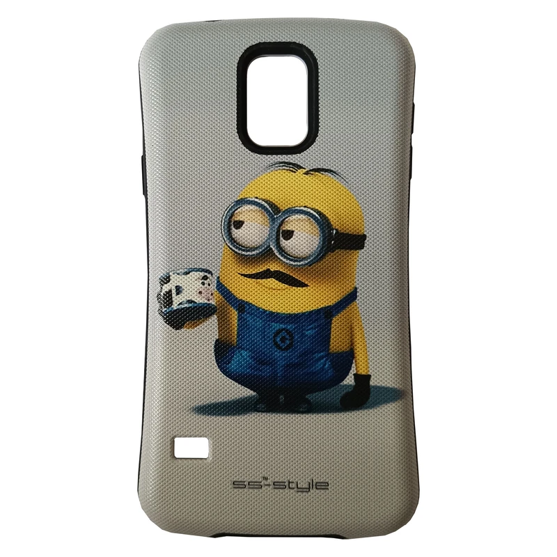 کاور مدل 360 درجه ضد ضربه کد 12-0 طرح مینیون ها مناسب برای گوشی موبایل سامسونگ Galaxy S5